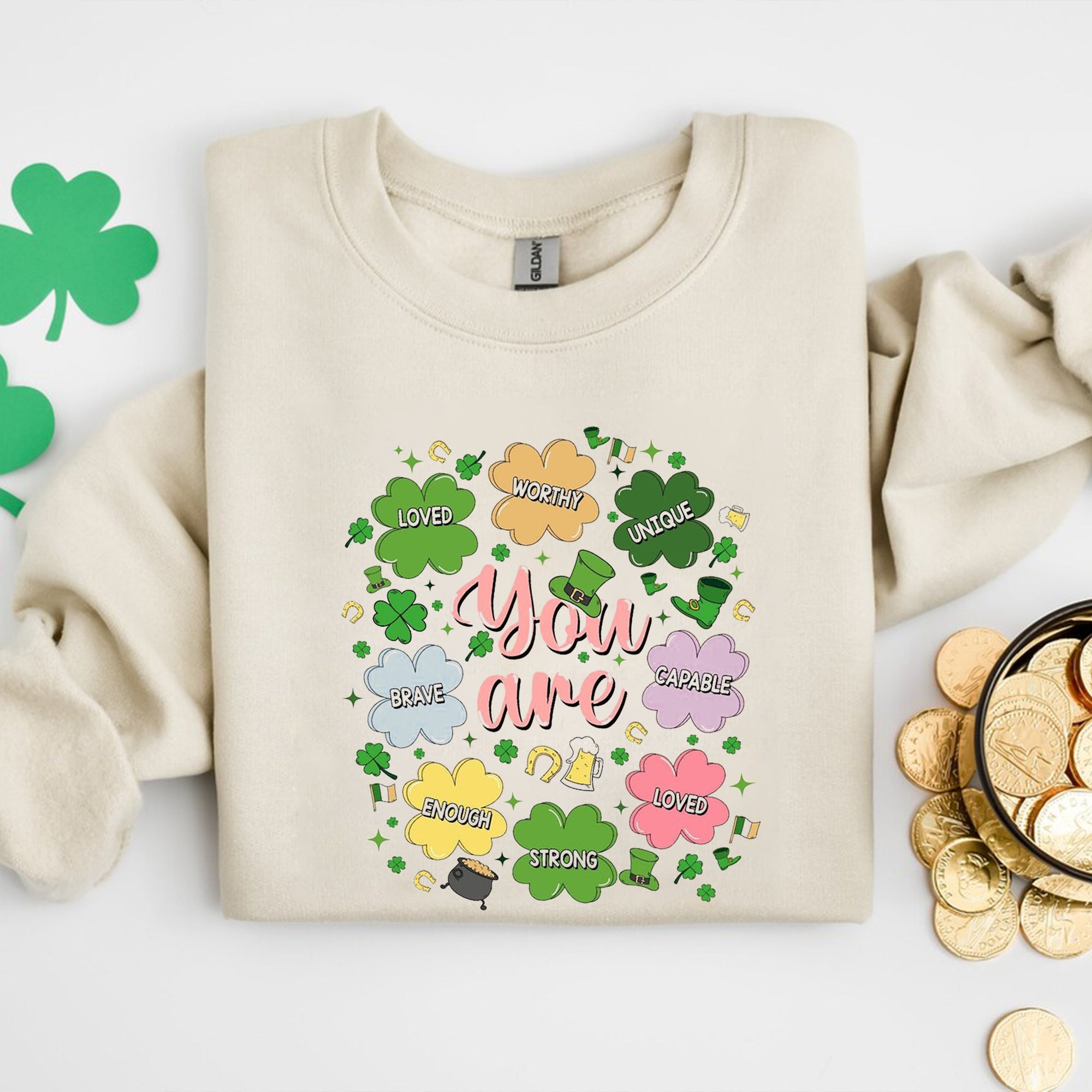 You Are Christian St Patricks Day Shirt, Bible Verse St Patricks Day Shirt, St Patricks Gift. ILAF34